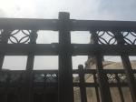 Boundary protection welded galvanized steel temporary picket fence tubular