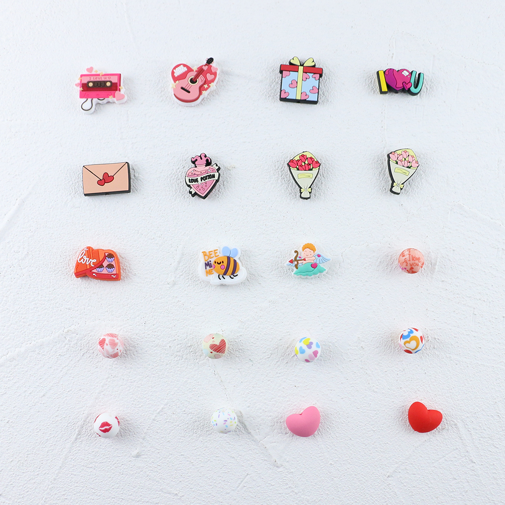 Pink Jewelry Silicone Teething Bead Non Toxic For Baby DIY Gift