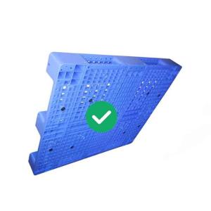 Wholesale 5T Load Blue Plastic Pallet 1300X1100 HDPE Refrigerated Transportation Chain from china suppliers