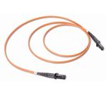 MTRJ Duplex Fiber Optic Patch Cord Multimode 50/125um , Orange LSZH Out Jacket