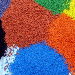 Wholesale Plastic Playground Crumb Rubber Granule Recycled Chipped Rubber Mulch from china suppliers