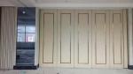 Sound Proof Conference Room Partitions , Finished Fabric Decorative Wooden