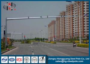 Wholesale Hot Dip Galvanized Octagonal Security Camera Pole , Steel Light Post from china suppliers