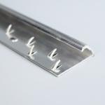 Silver Extruded Aluminium Metal Carpet Edging 36.8x0.85mm