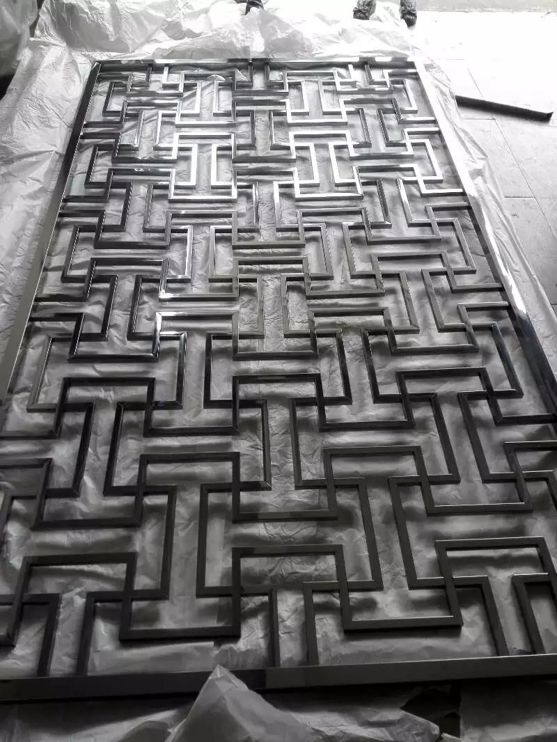 Black Stainless Steel Room Divider For Column Cover/Cladding