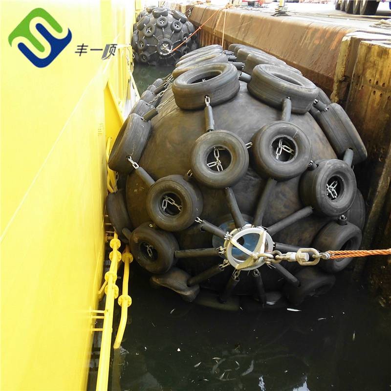 Florescence Rubber Pneumatic Boat Fender Marine Dock Fenders
