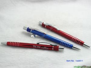 Wholesale aluminum Fashionable Retractable Rubber Grip Pen For Promotional for gift use from china suppliers
