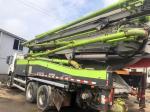52 Meters Used Concrete Pump Truck Zoomlion Semi-Dry Shotcrete 35000kgs Total