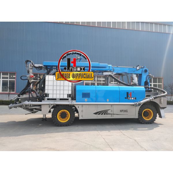 Easy Operation JIUHE Brand Wet Concrete Shotcrete Pump Machine For Grouting Pump Spraying 30M3/H Output