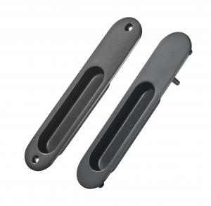 Wholesale Zinc Alloy Metal Sliding Door Handle Matte Black anti fraying from china suppliers