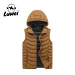 Zipped Plus Size Bubble Vest Quilted Outdoor Waistcoat Vest With Pocket
