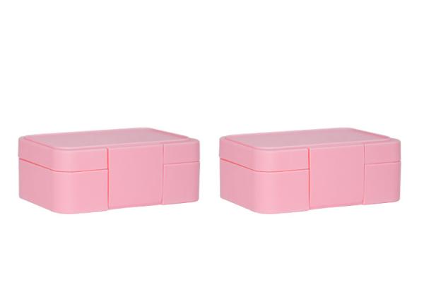 100g Pink Color Square Shape Fragrance Cream Box Cosmetic Container Skin Care