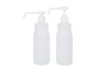 White HDPE Hair Shampoo 500ml Pump Squeeze Bottle