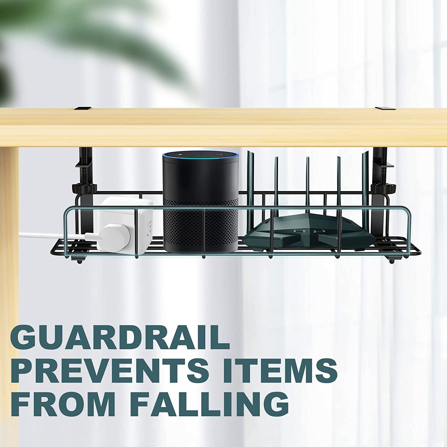 Convenient No Drill Standing Desk Cable Management Tray with Lead Time of 10-30 Days