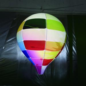 Wholesale New Product Sky Giant Big Ball Advertising LED Lighting PVC Balloon Inflatable Helium Planet Balloon for Event Decoration from china suppliers