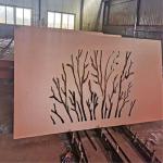 Thickness 1mm Corten Steel Garden Screens Polished Garden Decoration