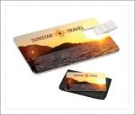 Credit Card Shaped Usb Flash Drive USB 3.0 3 Year Warranty Color Customized