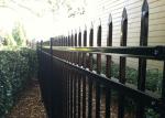 CE Waterproof Steel Garden Fencing Panels , 2.4m Wide High Security Fence