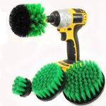 4pcs set Cleaning Tile Sinks Bathtub Brick Brushes Power Electric Drill Brush