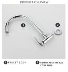 Bathroom Faucet Spout Feature With Diverter Double Bowl Stainless Steel Kitchen