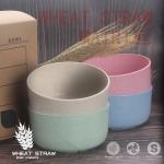 Eco-Friendly Wheat Straw Plastic Fruit Salad Soup Food Noodles Bowls Microwavabl