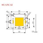 Street Light US Bridgelux 2700K 100W Floodlight COB Chip