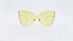Fashion show Sunglasses One Piece Mirror Reflective Eyeglasses for Women Rimless