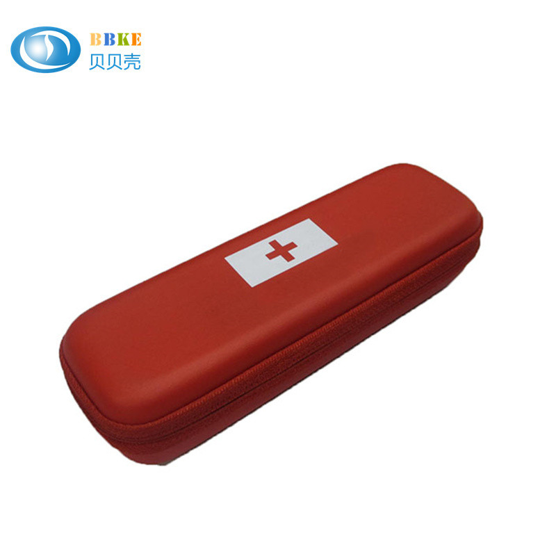 Red Color Protective Thermomter EVA Tool Case , Medical EVA Storage Case