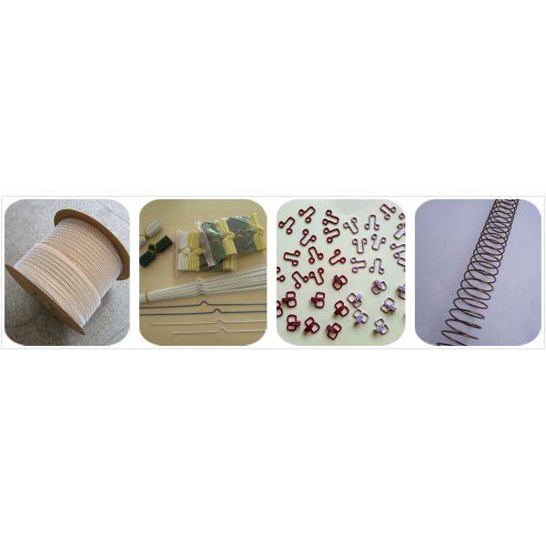 China manufacturer , Nylon coated wire for spiral wire, wire-o, double loop wire. calendar hanger
