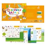 Removable Reusable Preschool Books Children Learning Toy Eco Friendly