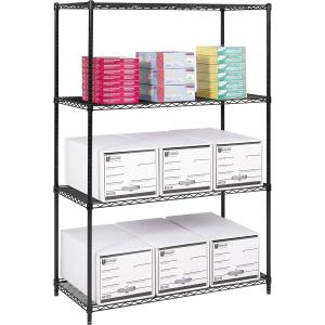 Wholesale 18&quot; D X 42&quot; W Office Supplies Storage Solution Epoxy Wire Shelving Unit from china suppliers