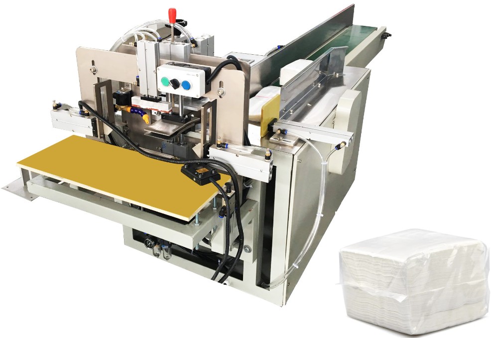 High Speed Semi-Automatic Napkin Tissue Paper and Serviette Sealing and Packing Machine