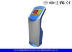 Freestanding Interactive Touch Screen Kiosk For Medical Center / Lottery Center
