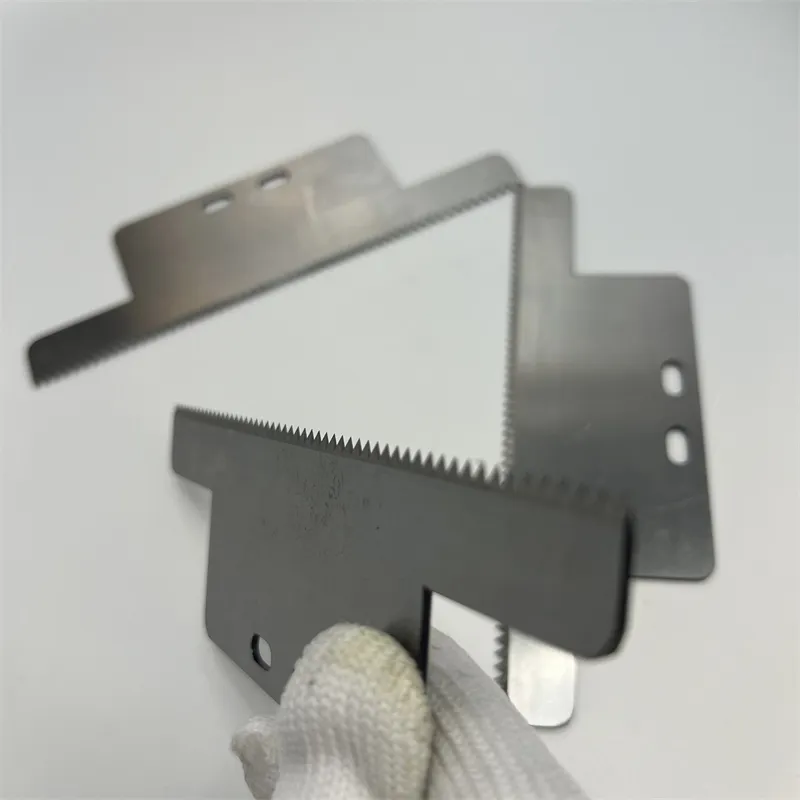 Packing Machine Knife Food Bags Packaging Serrated Blade Zigzag Blade Cutting Knife Blade for Packing Machine
