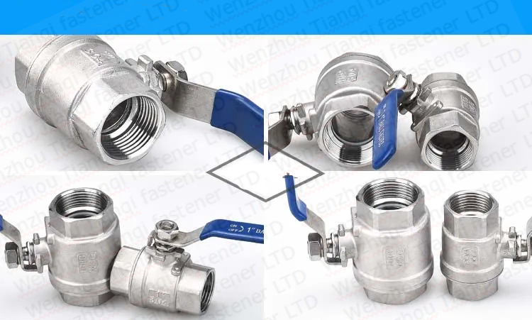 Customized PTFE Seal High Pressure Diaphragm Structure 1/4 Inch Stainless Steel 316 Ball Valve for Port Size ISO9001 Certified