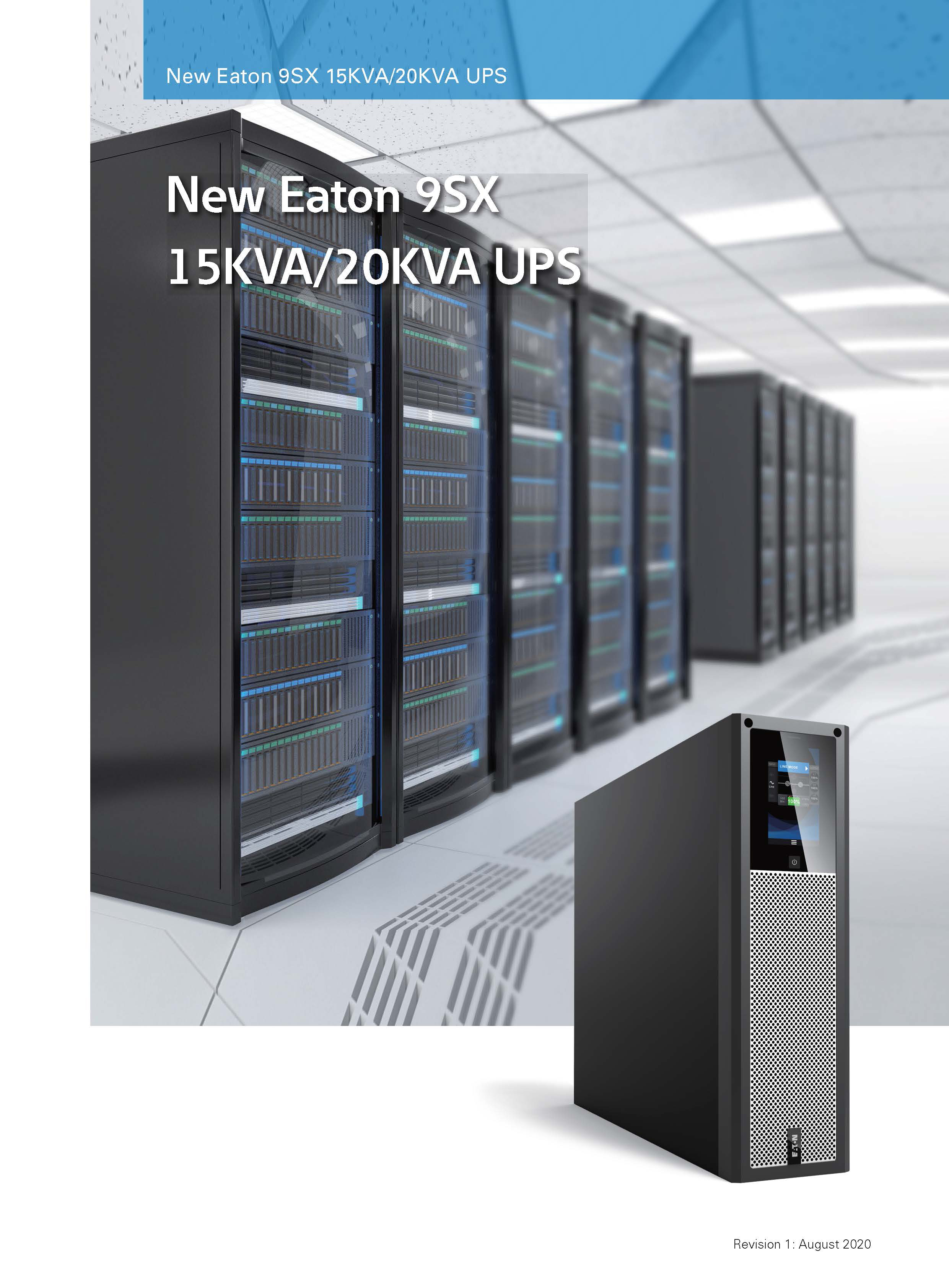 15kVA 15000VA 20000VA Eaton 9SX AP UPS Tower Design for TN-S / IT System Compatibility