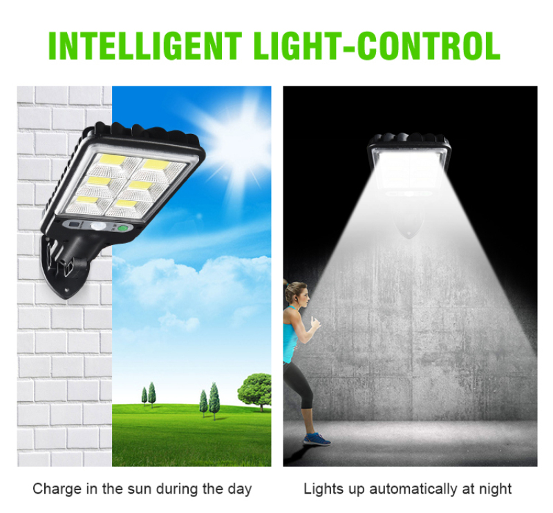 Waterproof PIR Motion Sensor 5.5V 2.5W Pole Solar Street Lights