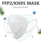 17.5x9.5cm KN95 Respirator Mask , NB2834 FFP2 Disposable Mask