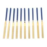 Section Shape Round Needle Files for Metal Jeweler Wood Carving Craft 10 Piece