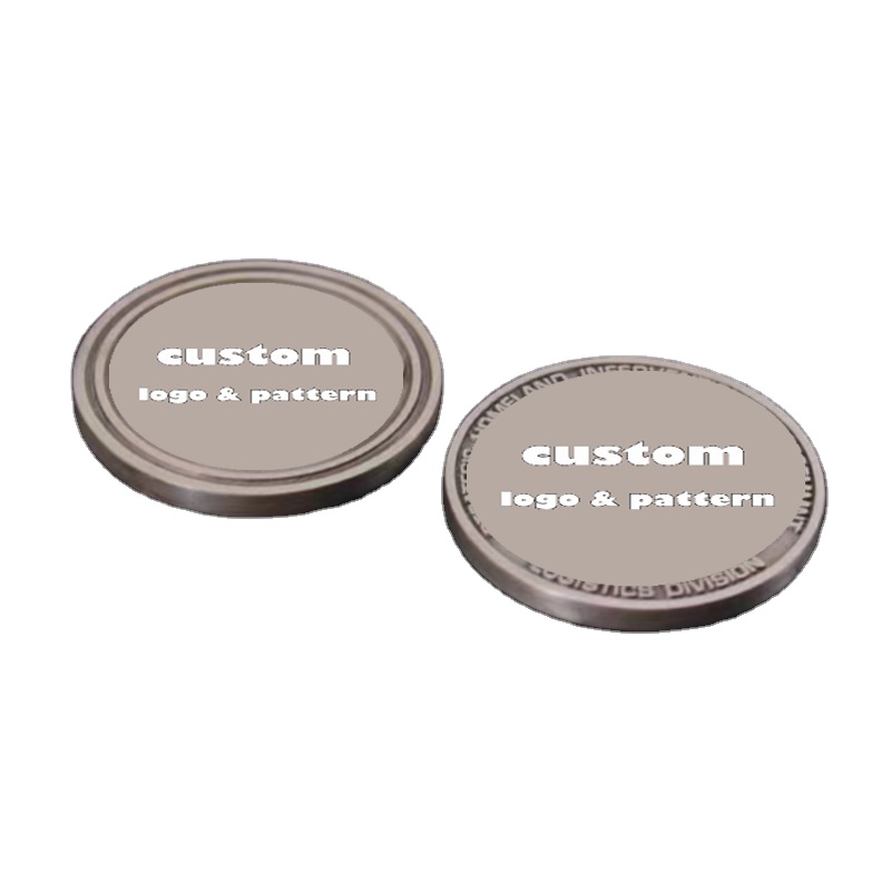 2D 3D Custom Logo Coins Soft Enamel Navy Commemorative Coins Customized