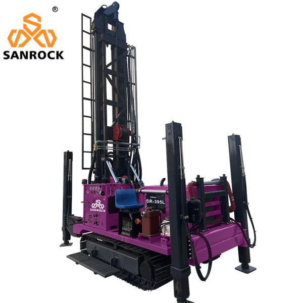 Crawler Well Drilling Equipment Borehole 400m Deep Hydraulic Water Well Drilling