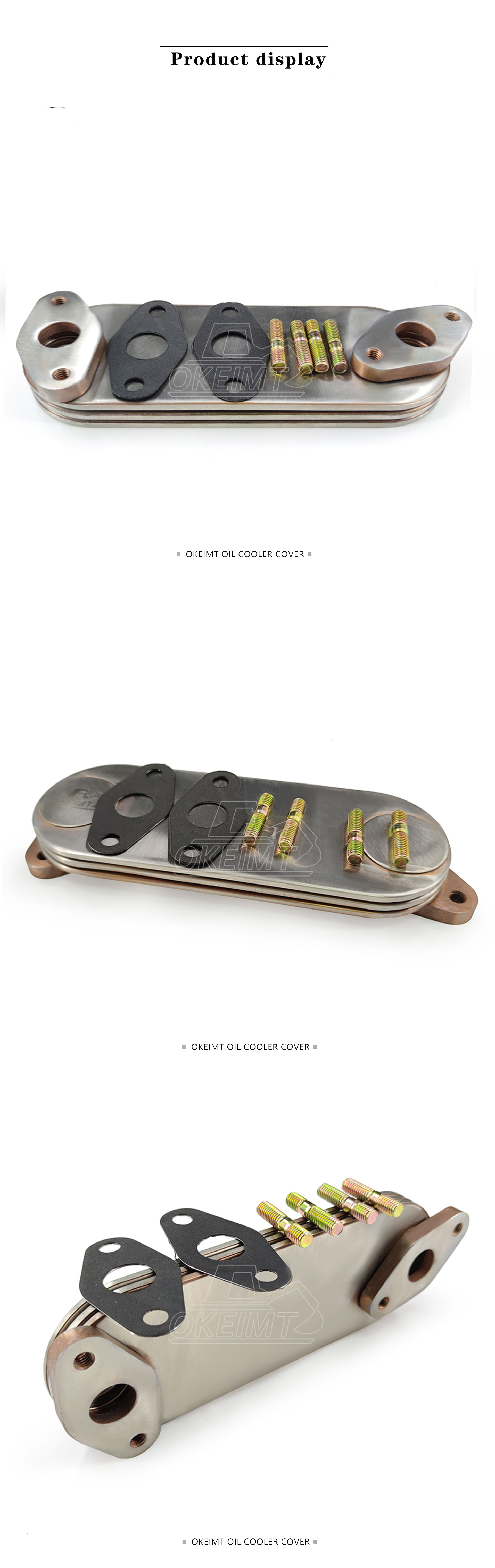 Engine Oil Cooler 3P Oil Cooler Cover FD33 FD33T FD35 FD35T Oil Cooler Suitable For NISSAN Engine Parts