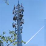 Antenna 40m Communication Cell Tower Monopole For Networks Decorative