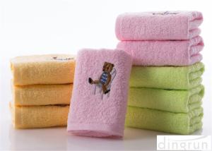 Wholesale Soft Touch Solid Color Face Wash Towel With Embroidery Logo 34*74cm from china suppliers