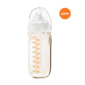 Wholesale Newborn Glass PPSU Baby Feeding Bottle 240mL PVC Free Food Grade from china suppliers
