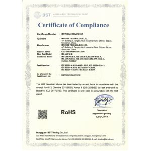 Shenzhen Maysee Technology Ltd Certifications