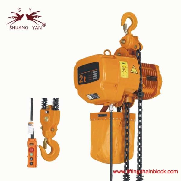 2 Ton / 19.6kN Switch-controlled or remote-Controlled Electric Chain Hoisting