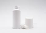 60ml 100ml Cylinder Fine Mist Spray Bottle White Plastic Spray Bottle Logo