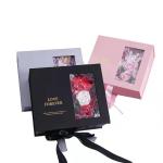 Custom Logo Cardboard Gift Packaging Box With Window Bulk Luxury Gift Boxes