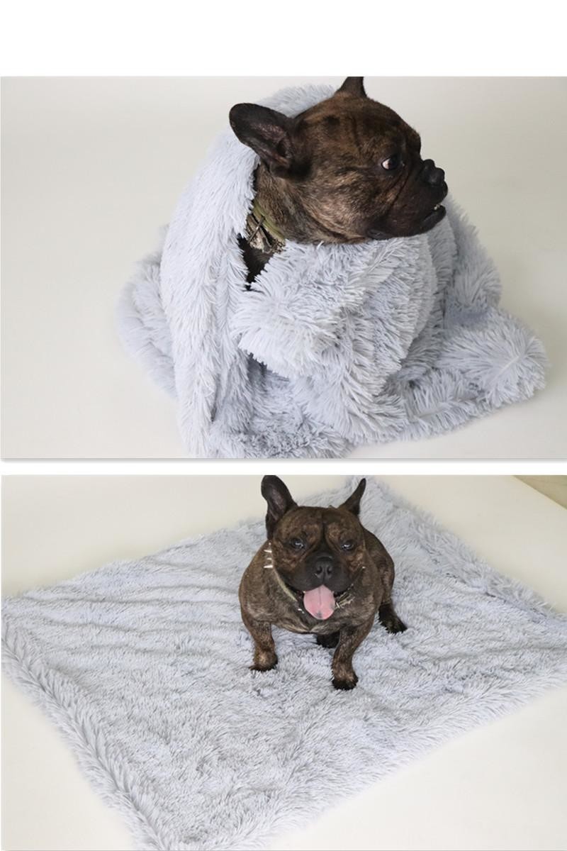 Plush Pet Mat Double Layer Pet Blanket Dog Mat Cat Blanket Warm And Comfortable